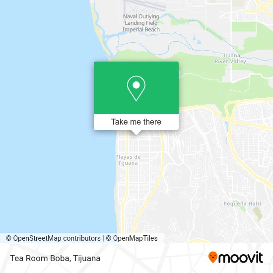 Tea Room Boba map