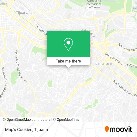 Map's Cookies map