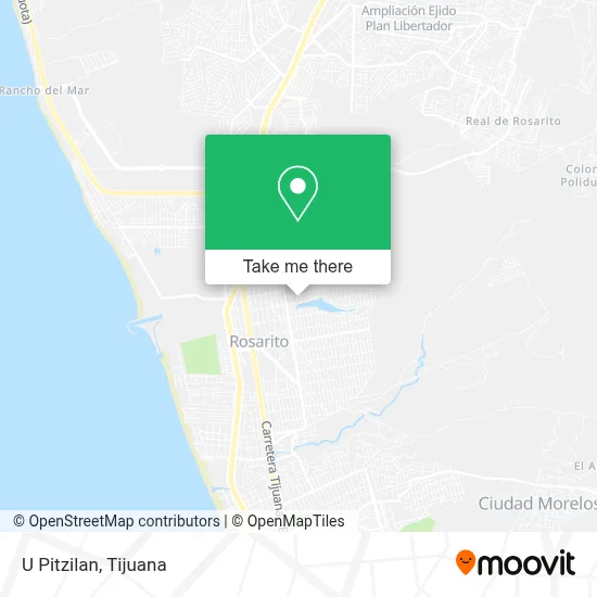 U Pitzilan map