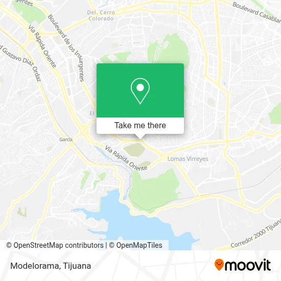 Modelorama map