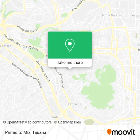 Pintadito Mix map