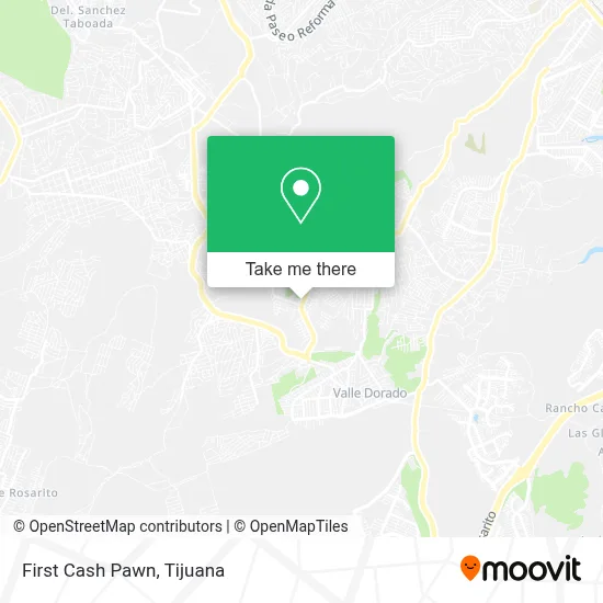 First Cash Pawn map