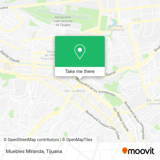 Muebles Miranda map