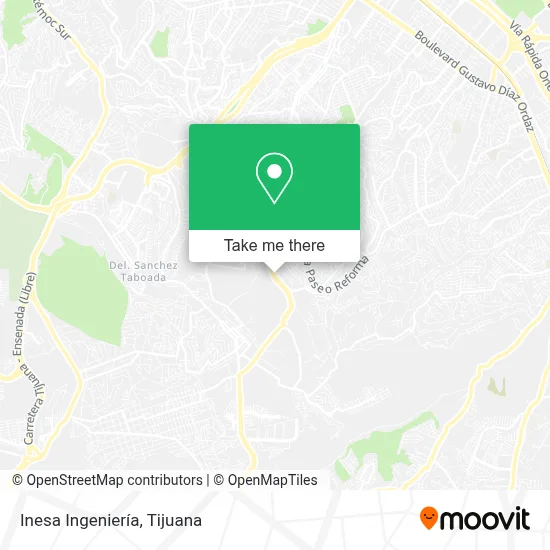 Inesa Ingeniería map