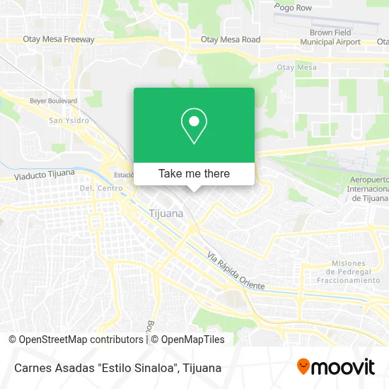 Carnes Asadas "Estilo Sinaloa" map