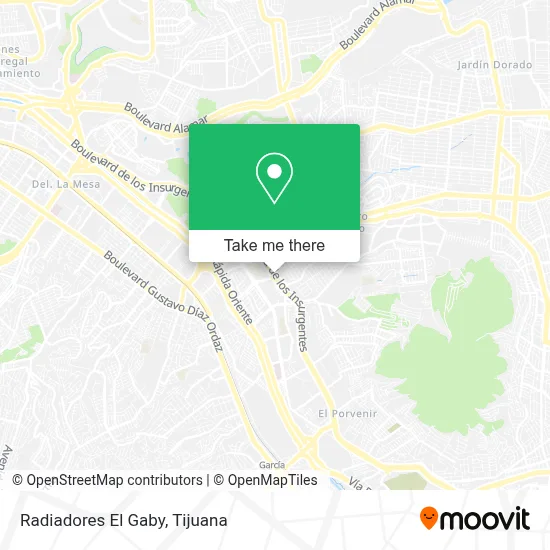 Radiadores El Gaby map