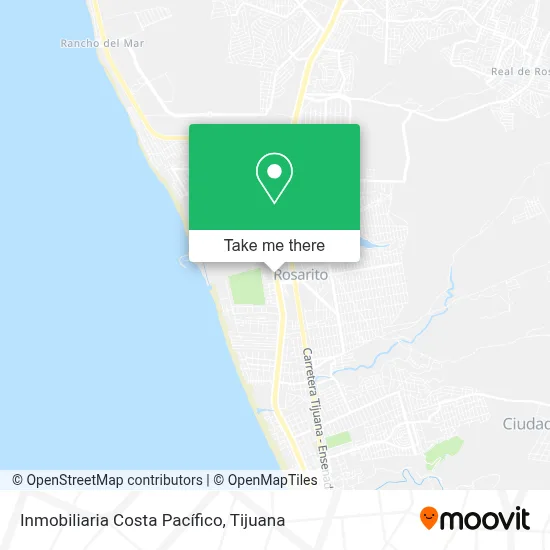 Inmobiliaria Costa Pacífico map