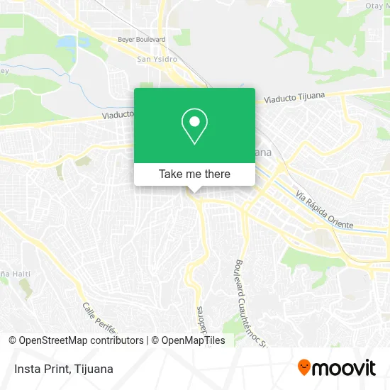 Insta Print map