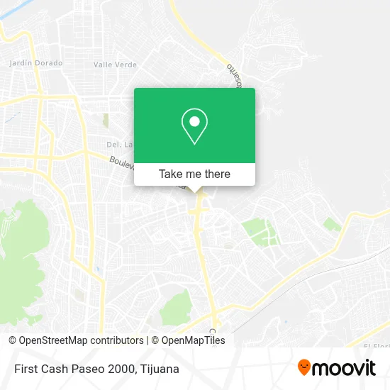 First Cash Paseo 2000 map