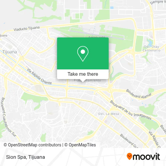 Sion Spa map