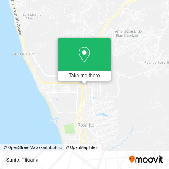 Sunio map