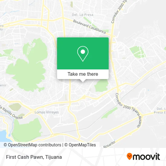 First Cash Pawn map