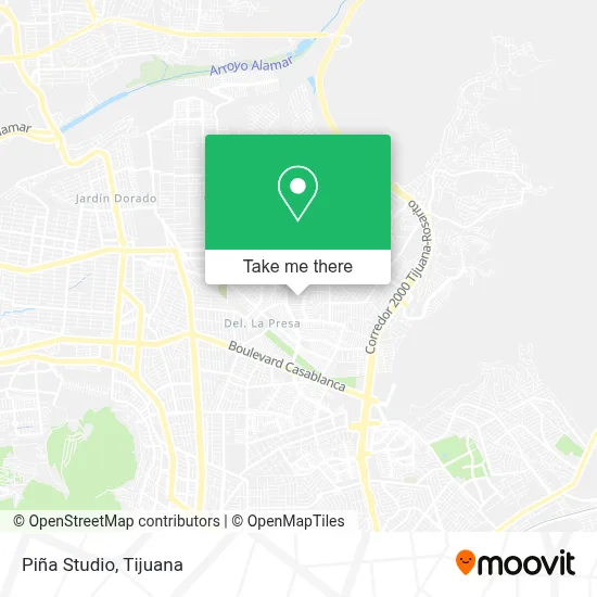 Piña Studio map