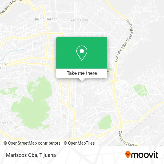 Mariscos Oba map