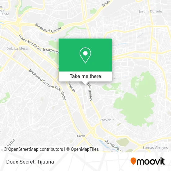 Doux Secret map