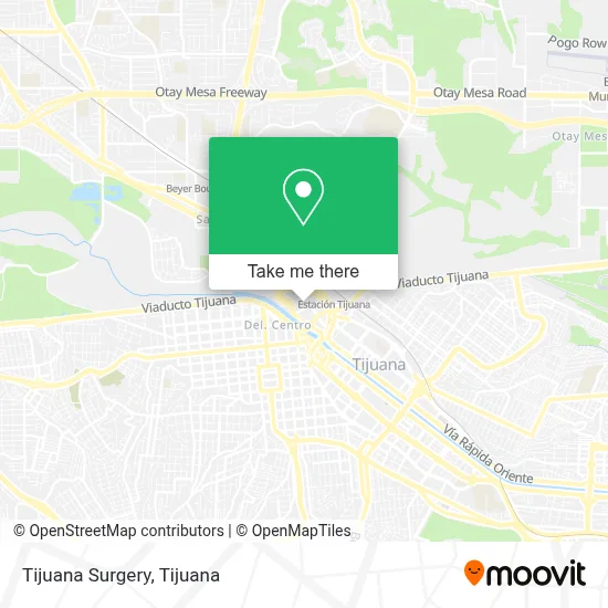 Tijuana Surgery map