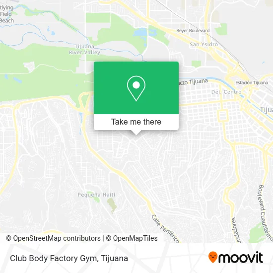 Club Body Factory Gym map
