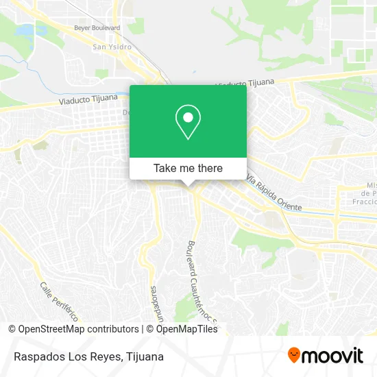 Raspados Los Reyes map