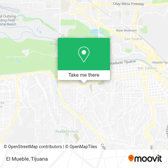 El Mueble map