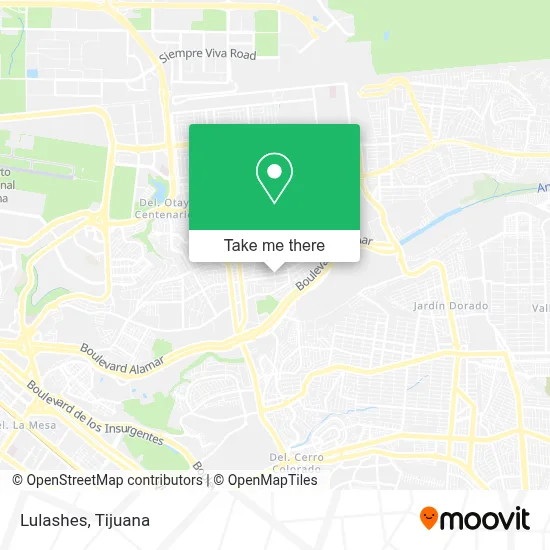 Lulashes map