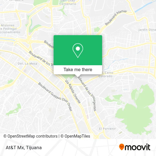 At&T Mx map