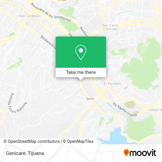 Genicare map