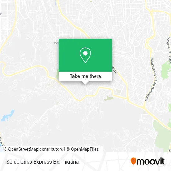 Soluciones Express Bc map