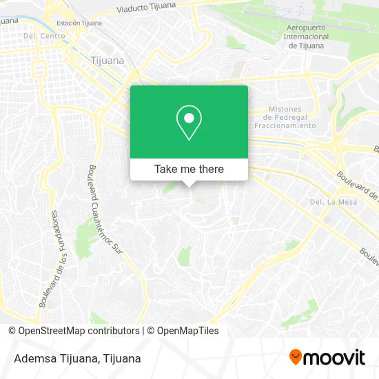 Ademsa Tijuana map