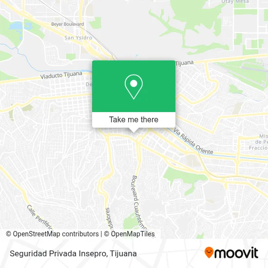 Seguridad Privada Insepro map