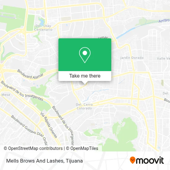 Mells Brows And Lashes map