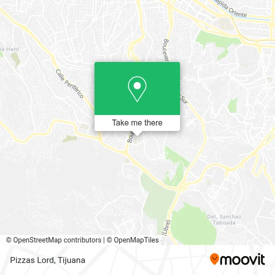 Pizzas Lord map