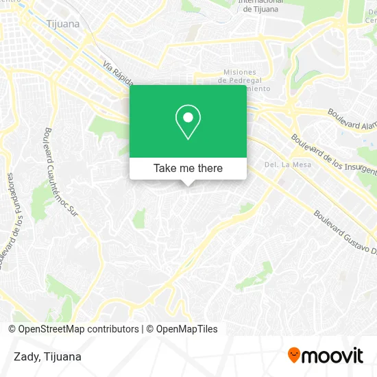 Zady map