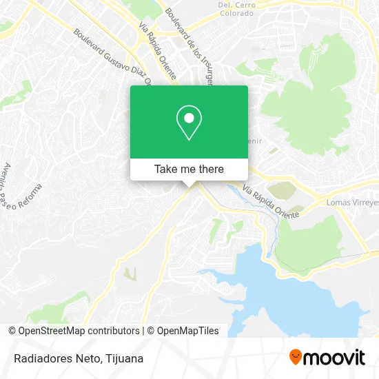 Radiadores Neto map