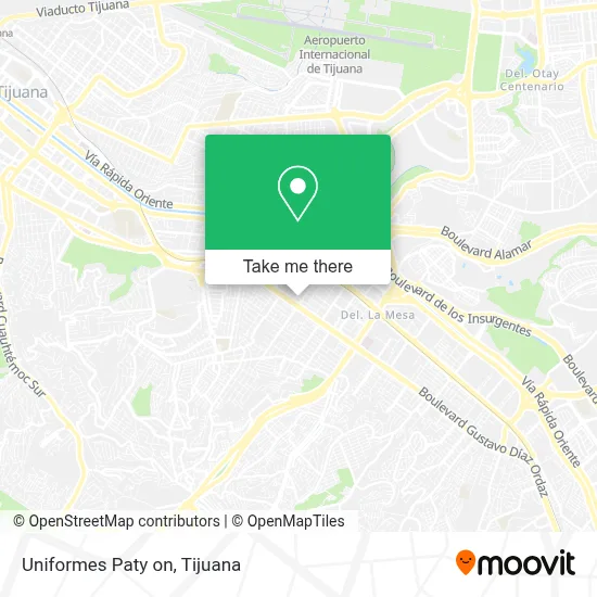 Uniformes Paty on map