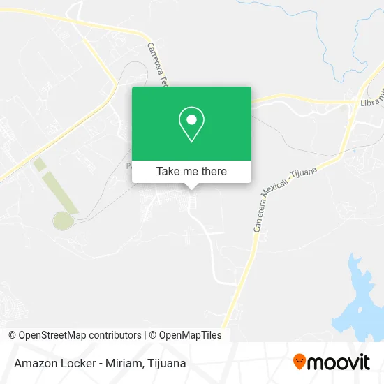 Amazon Locker - Miriam map
