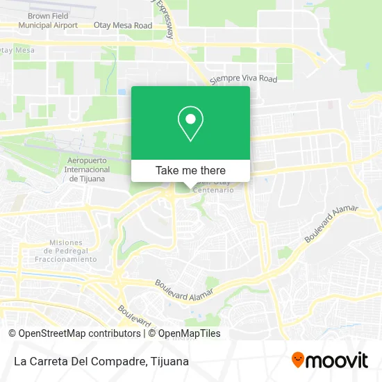 La Carreta Del Compadre map