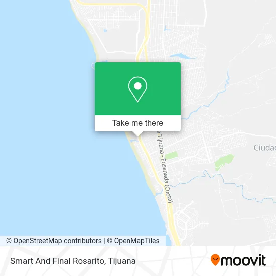 Smart And Final Rosarito map