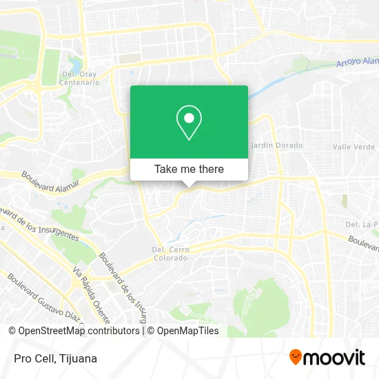 Pro Cell map