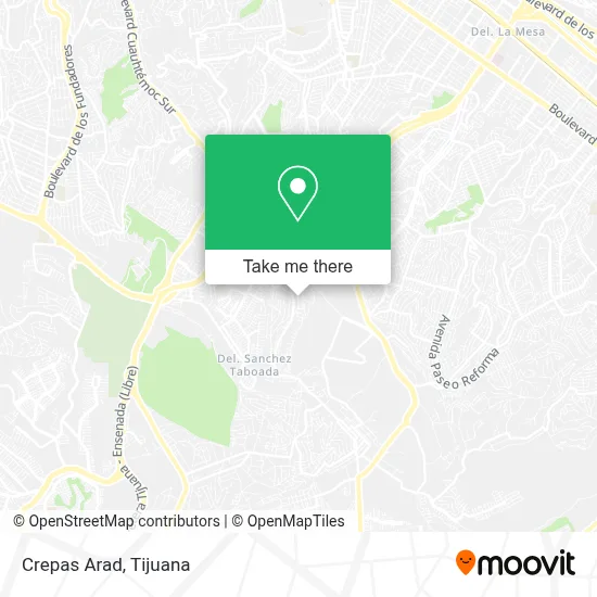 Crepas Arad map