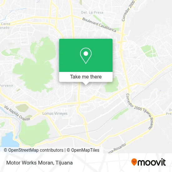 Motor Works Moran map