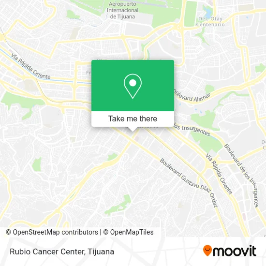 Rubio Cancer Center map