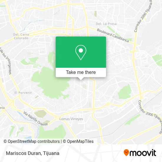 Mariscos Duran map