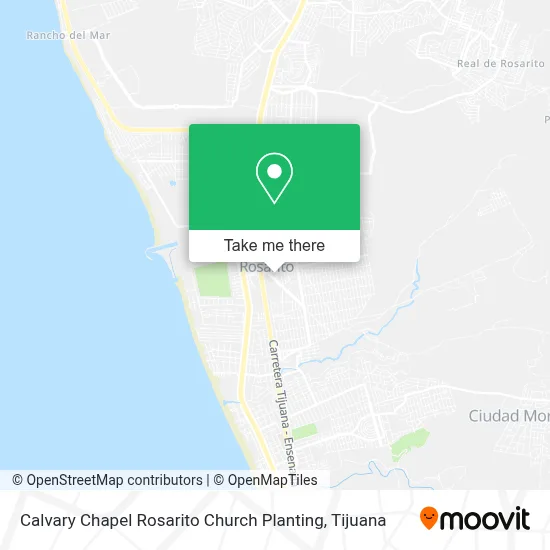 Calvary Chapel Rosarito Church Planting map