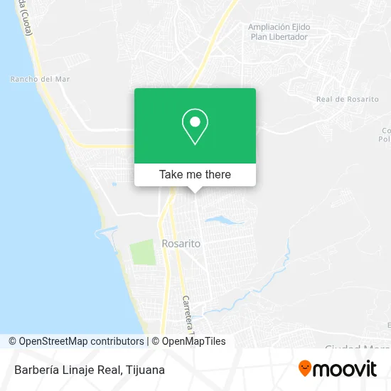 Barbería Linaje Real map