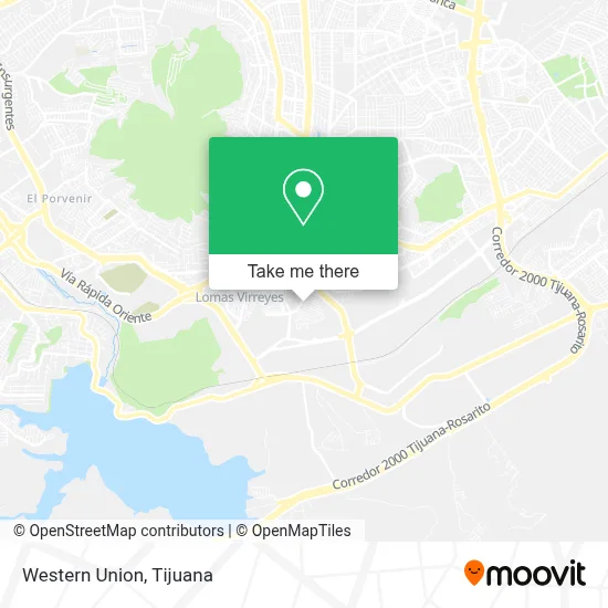 Western Union map