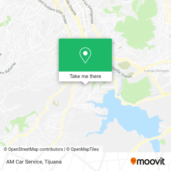 AM Car Service map