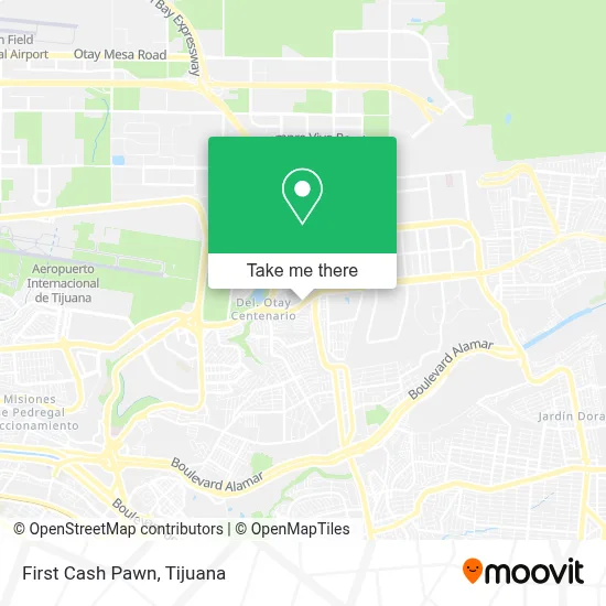 First Cash Pawn map