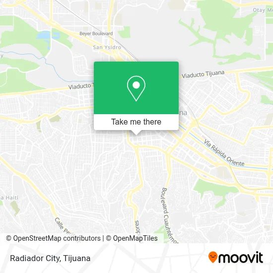 Radiador City map