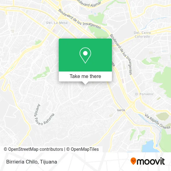 Birrieria Chilo map