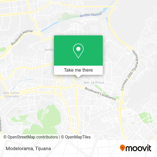 Modelorama map